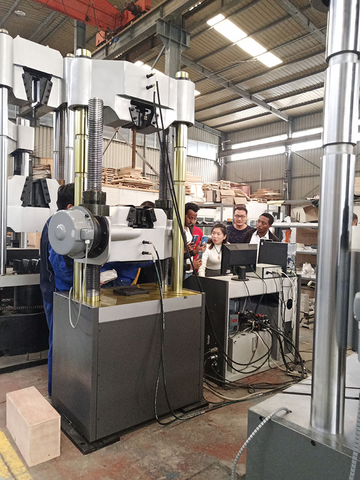 济南草莓视频黄色下载国外客户到厂验收草莓视频官网APP设备